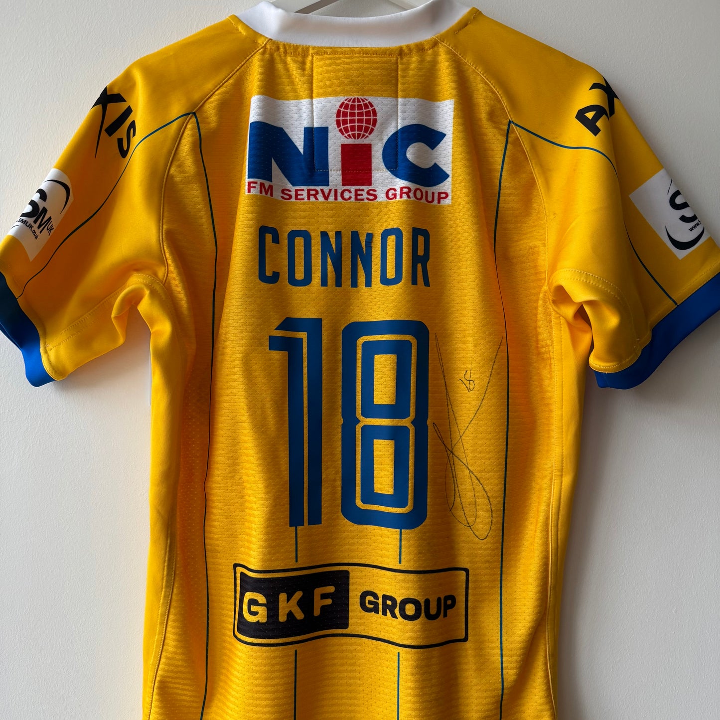 Signed Match-Worn Testimonial Jersey