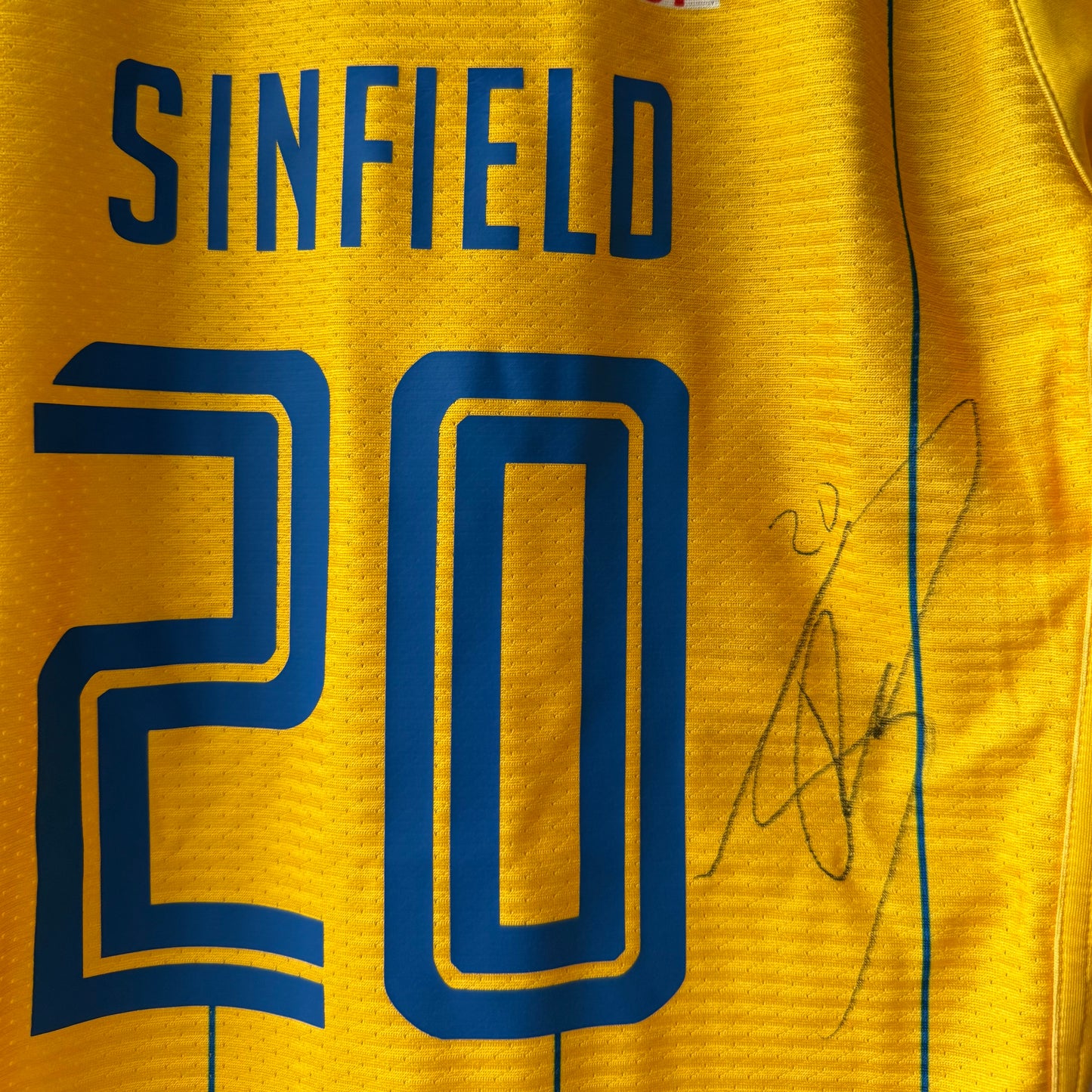 Signed Match-Worn Testimonial Jersey